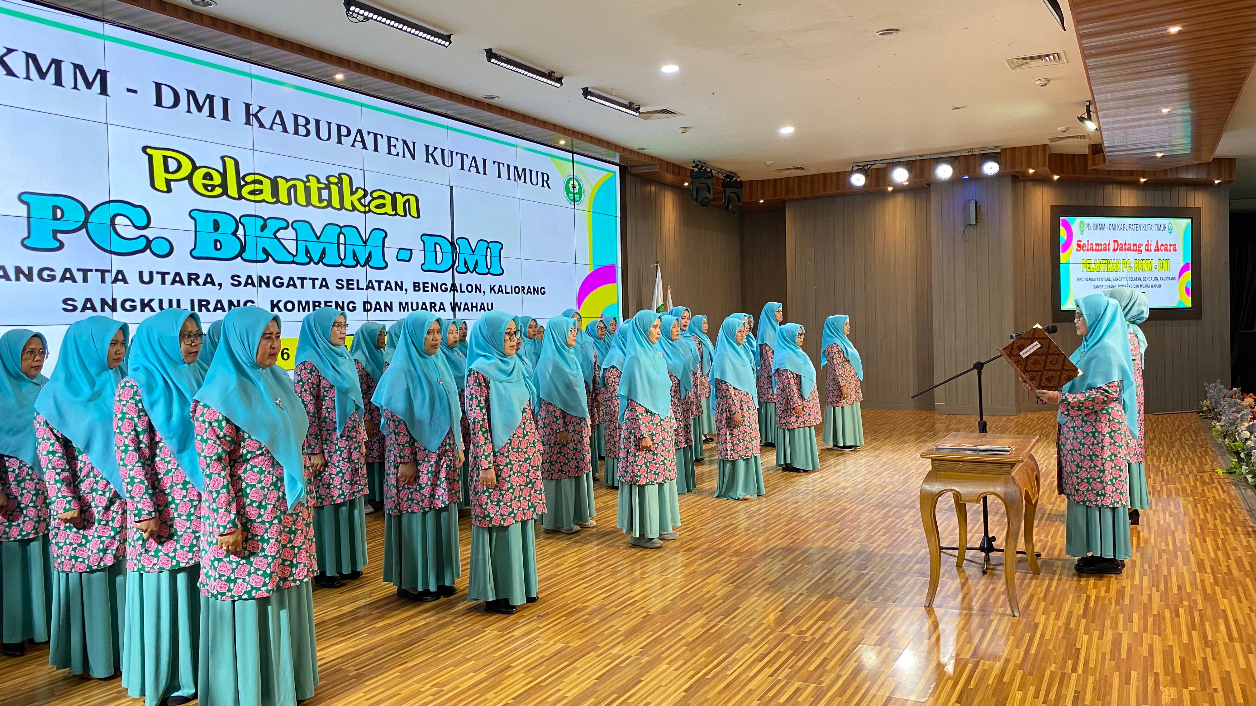 Perkuat Peran Majelis Ta’lim , 49 Pengurus PC BKMM–DMI Kutim Resmi Dilantik
