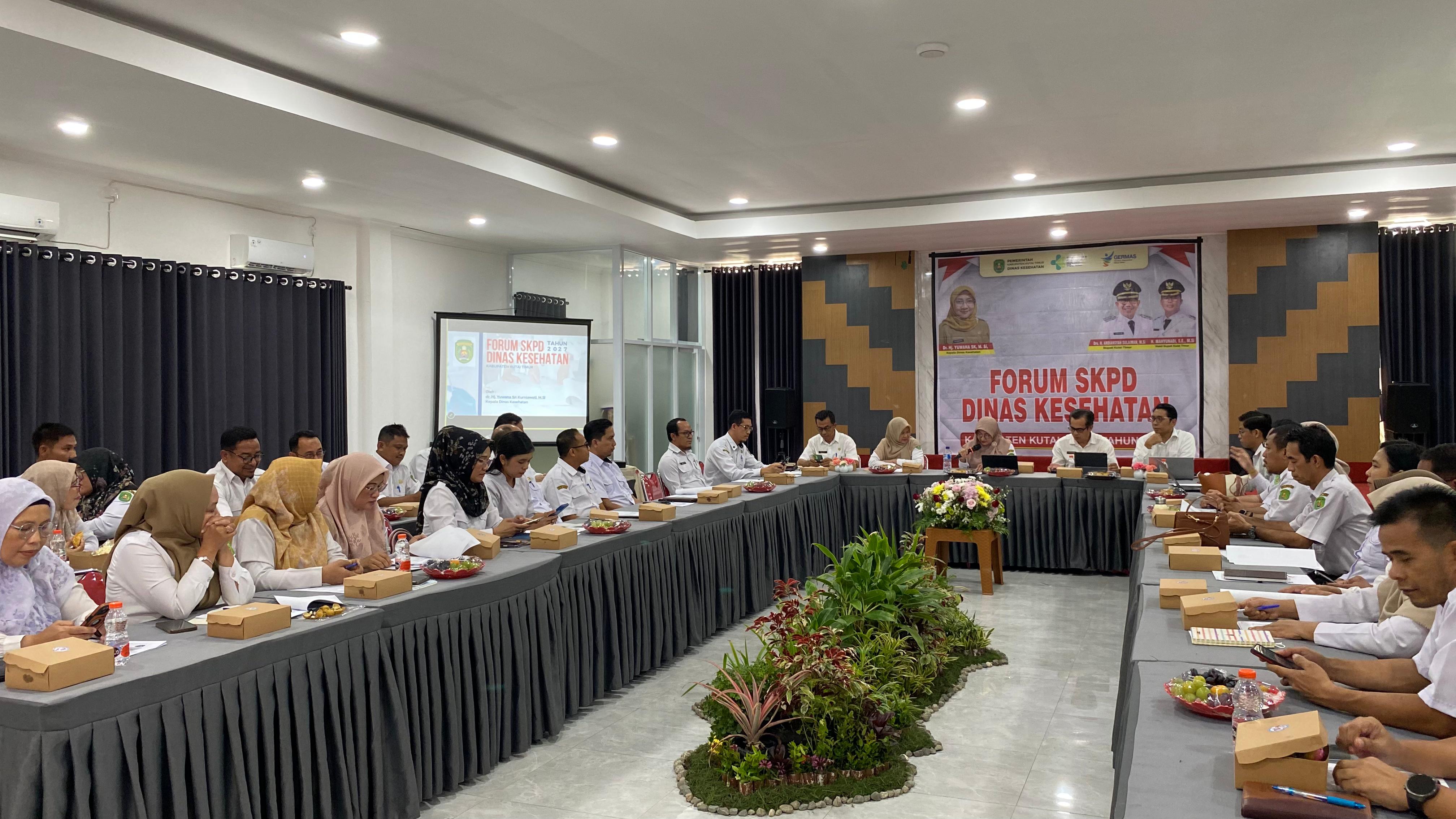 Susun RKPD 2027, Dinkes Kutim Libatkan RSUD dan Puskesmas se-Kecamatan