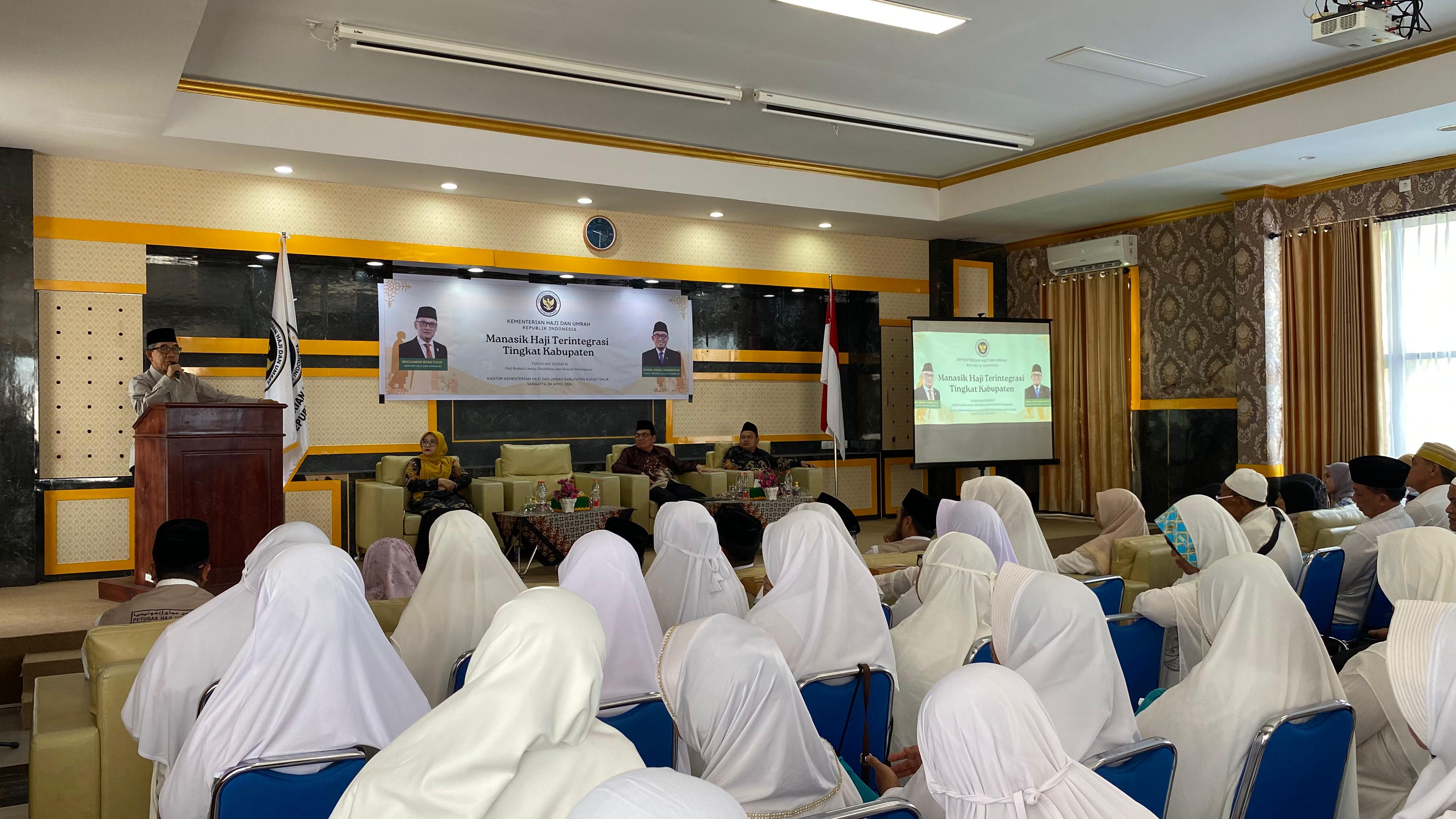 Manasik Haji Terintegrasi Kutim Resmi Dimulai, 169 Jamaah Ikuti Pembekalan