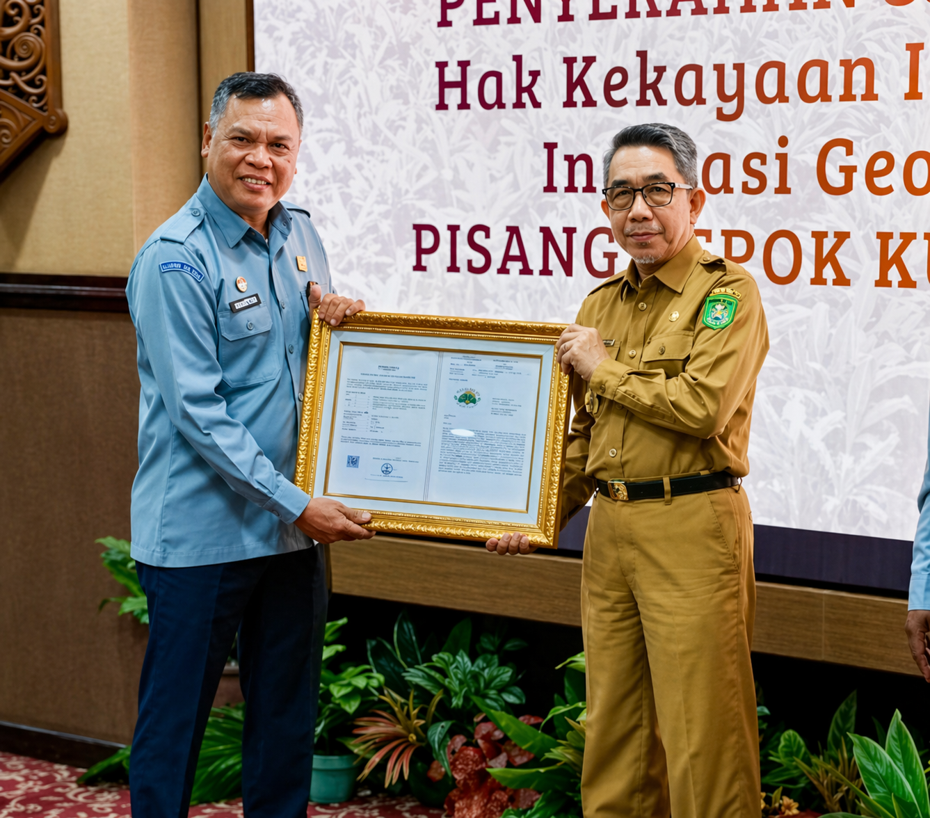 Dari Lokal ke Global, Pisang Kepok Kutim Resmi Berstatus Indikasi Geografis