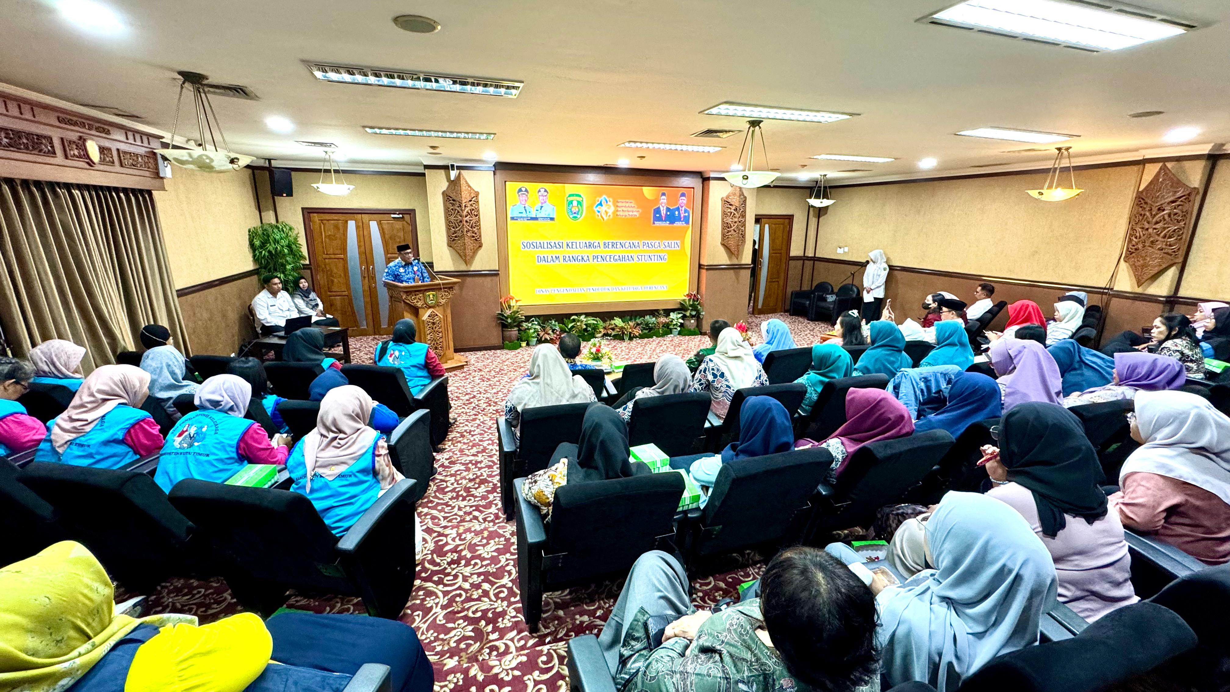 DPPKB Kutim  Perkuat Program KB  Pasca Salin Untuk Cegah Stunting