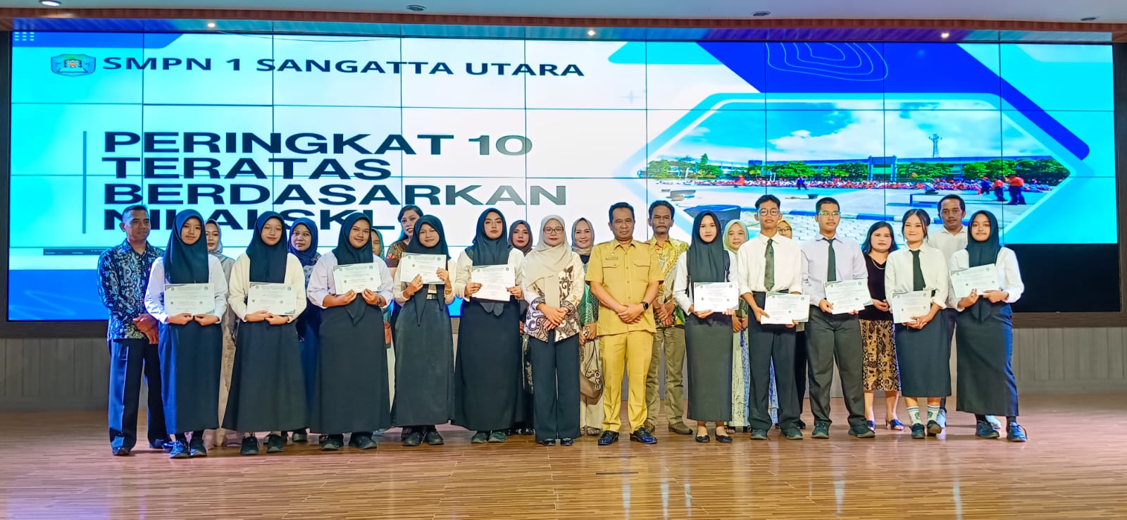 Angkatan XXXII SMPN 1 Sangatta Utara Lulus, Siap Jadi Generasi Cerdas dan Berkarakter