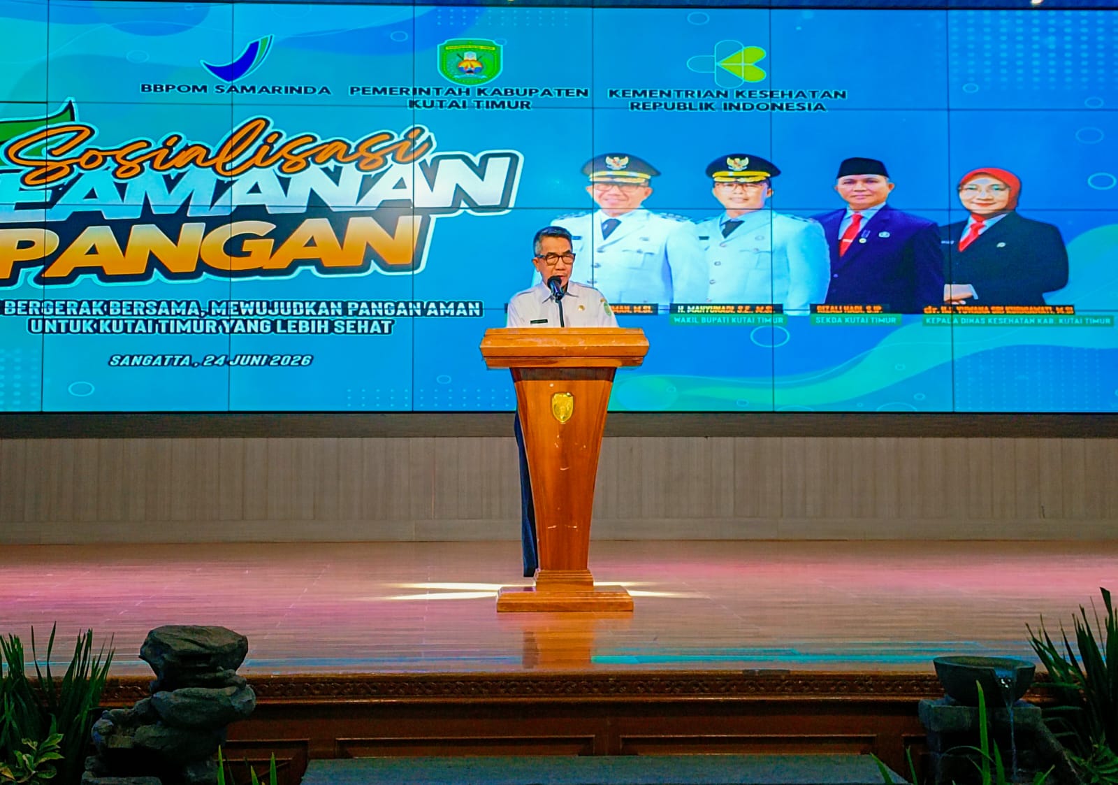 Bupati Kutim Tekankan Pemenuhan Pangan Sehat untuk Dukung Generasi Emas 2045
