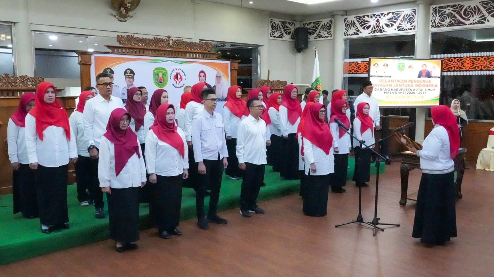 Siti Robiah Nahkodai YJI Kutim, Bupati Tekankan Pencegahan Penyakit Jantung Sejak Dini