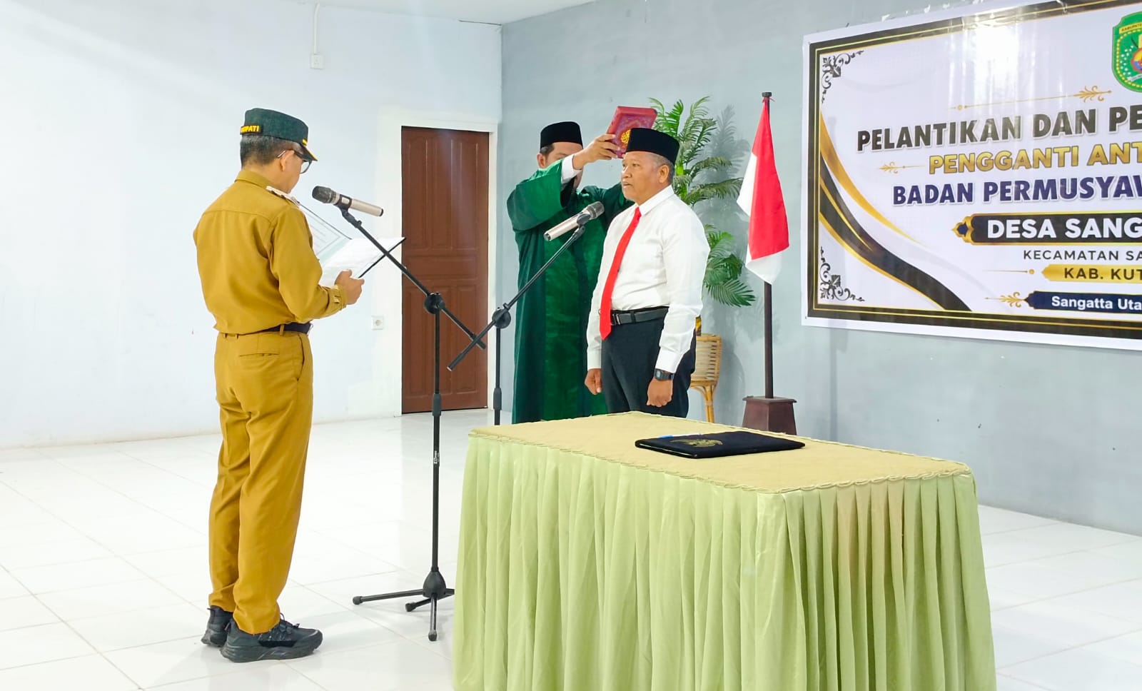 Ardiansyah Ingatkan Fungsi BPD Saat Kukuhkan PAW di Sangatta Utara