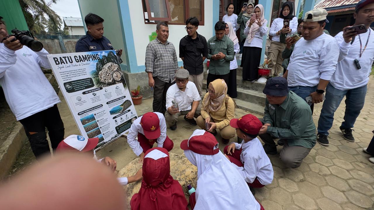 SD Negeri 002 Kaliorang Tampilkan Konsep Geopark dalam Dunia Pendidik