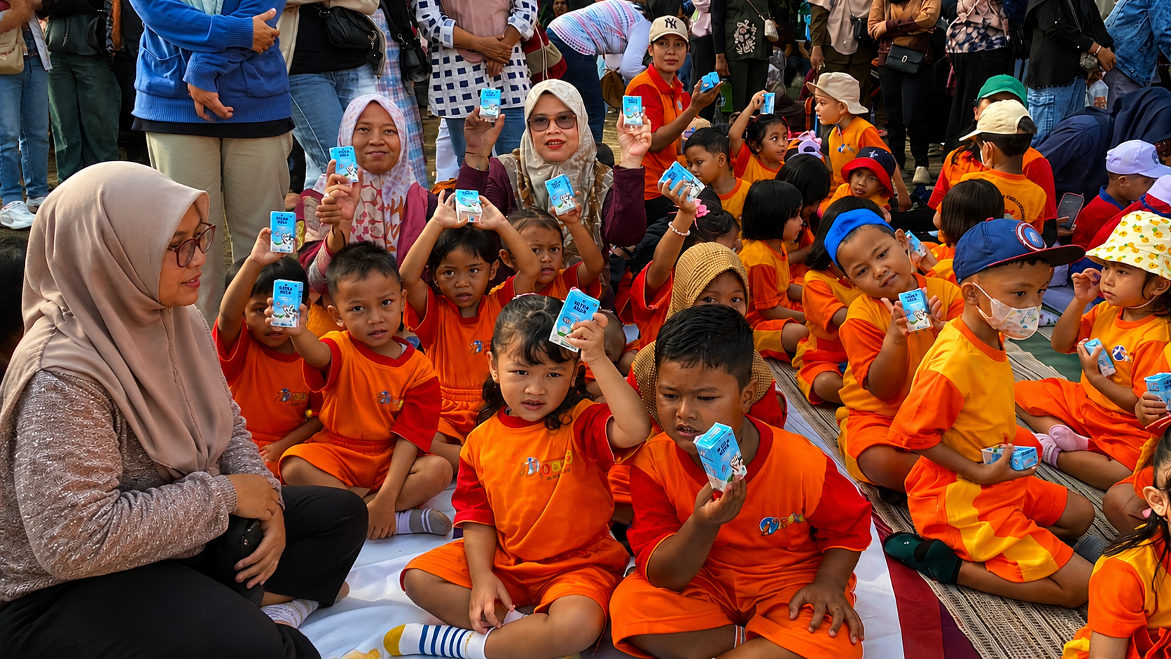 Bupati Ardiansyah Ajak Anak Kutim Biasakan Minum Susu dan Konsumsi Makanan Bergizi