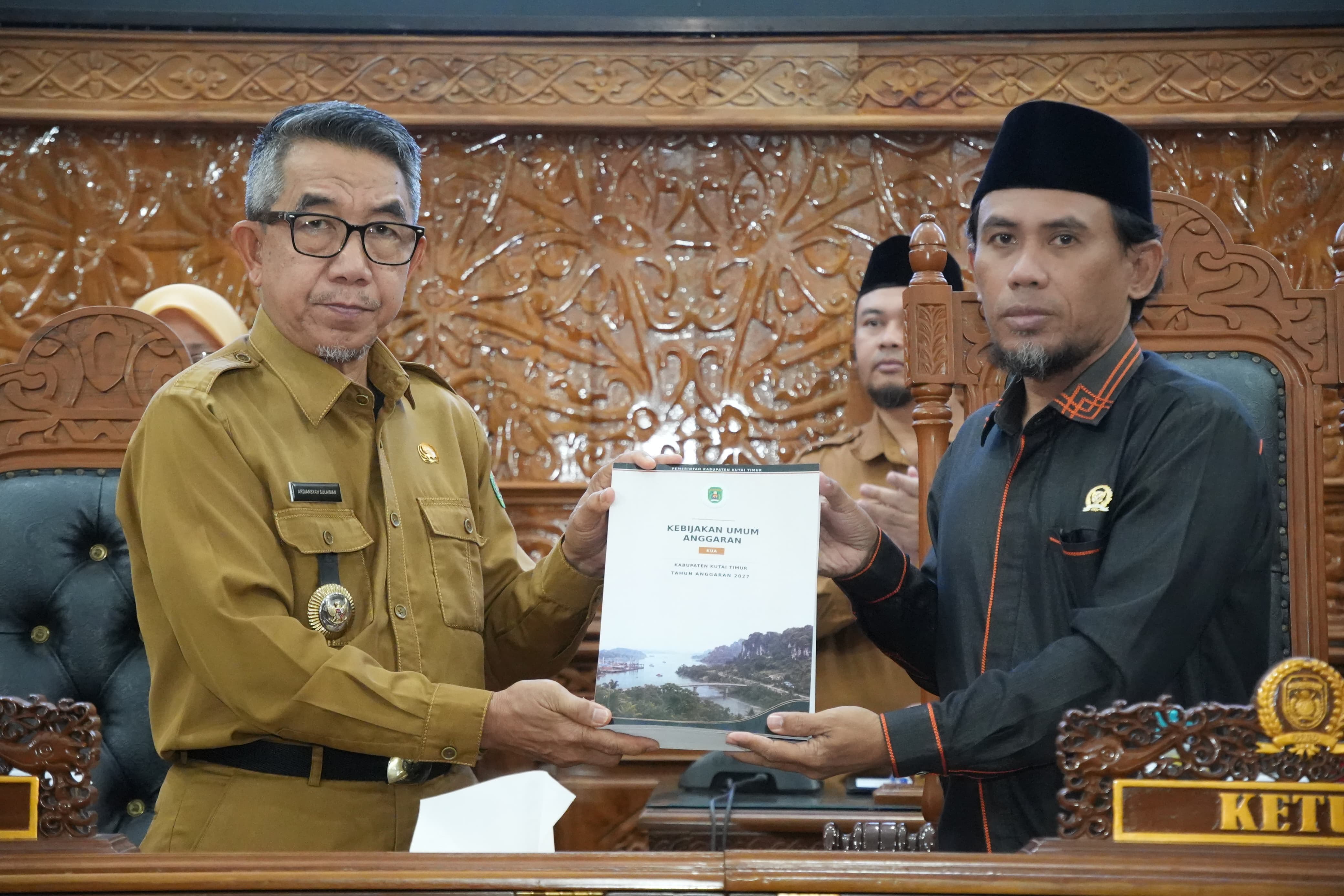 Menuju Kutim Sejahtera, Bupati Ardiansyah Ajukan KUA-PPAS 2027, Fokus Infrastruktur dan SDM