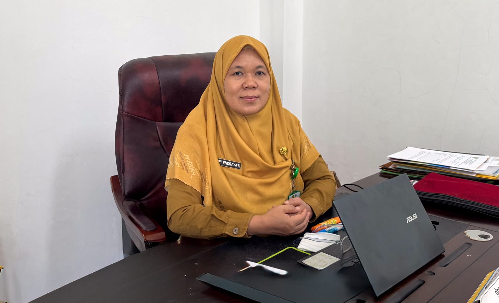 Plt Kepala UPTD Labkesda Kutim, Sri Endrayati,