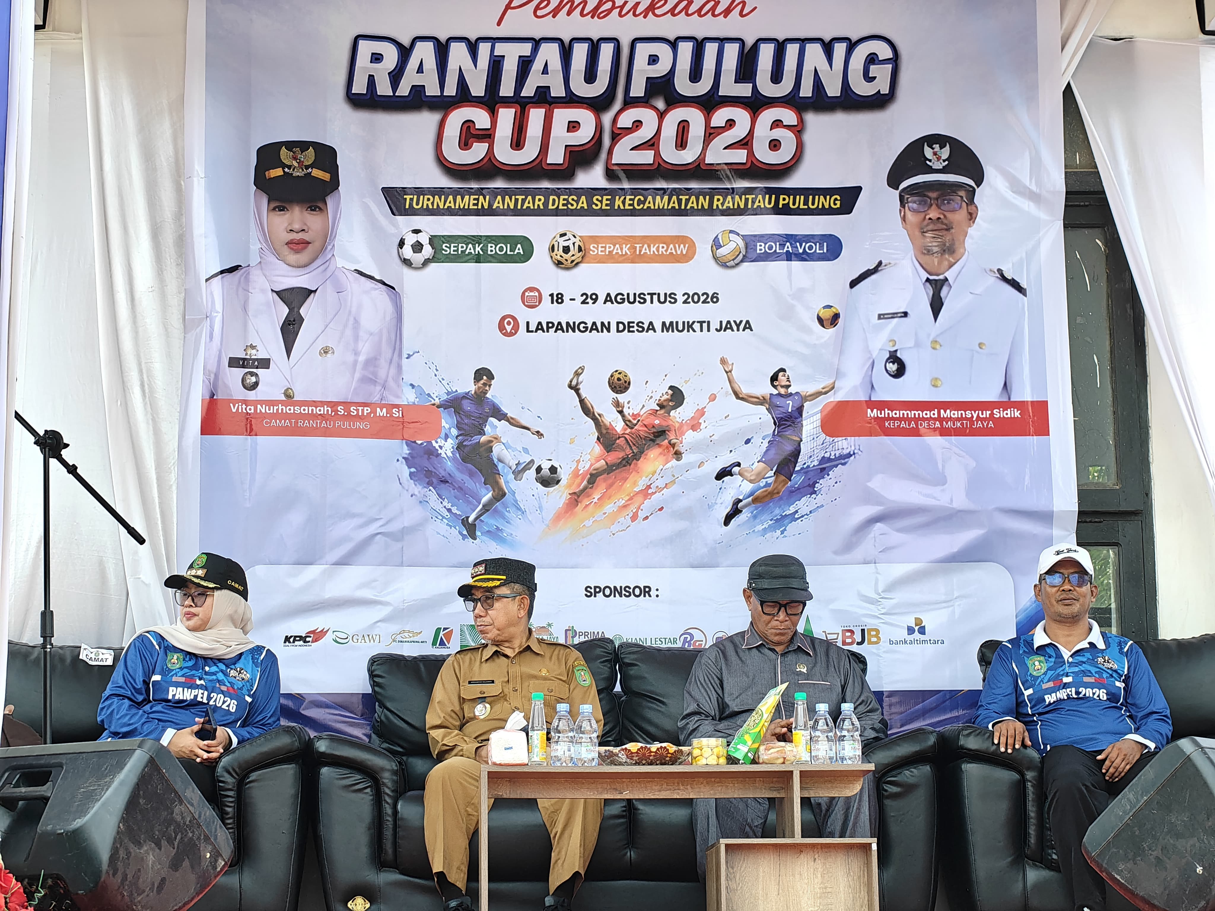Buka Rantau Pulung Cup 2026, Bupati Ardiansyah, Tekankan Sportivitas dan Persatuan