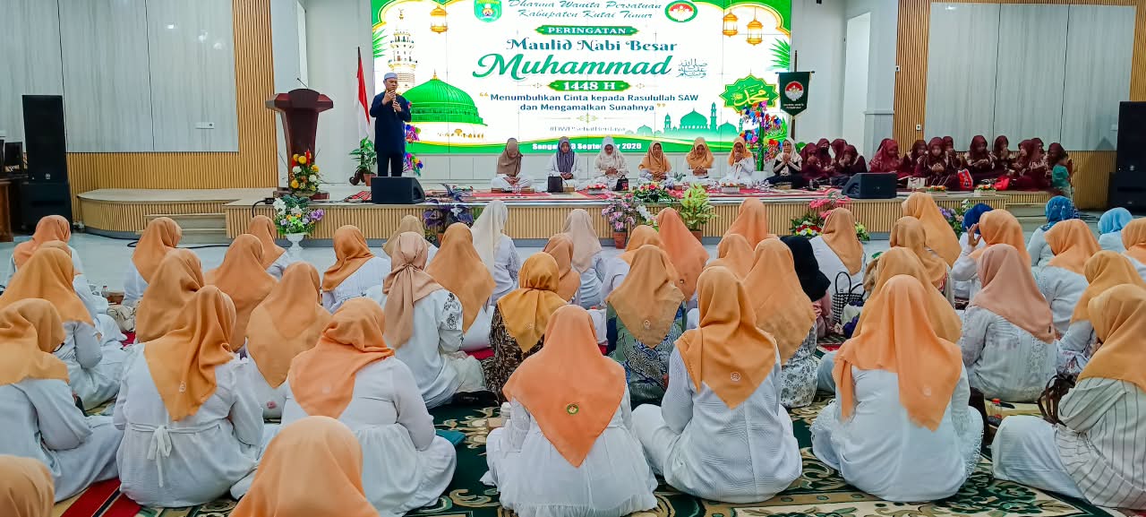 Maulid Nabi Muhammad SAW, DWP Kutim Ajak Anggota Perkuat Keteladanan