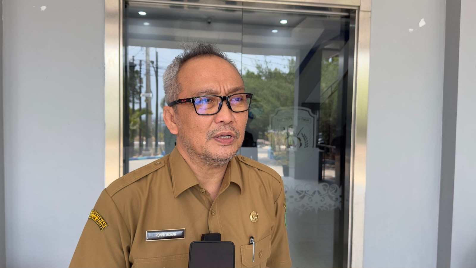 Kepala Diskominfo Staper Kutim Ronny Bonar H Siburian (Tejho /IKP Kehumasan)