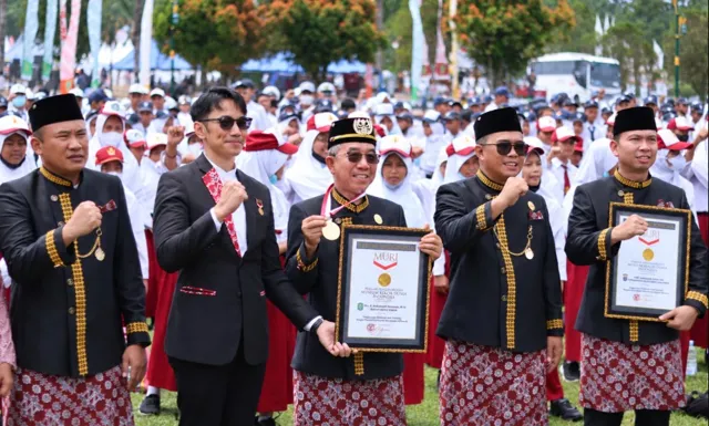 61.000 Peserta Deklarasi Anti Narkoba Kutim Catat Rekor MURI