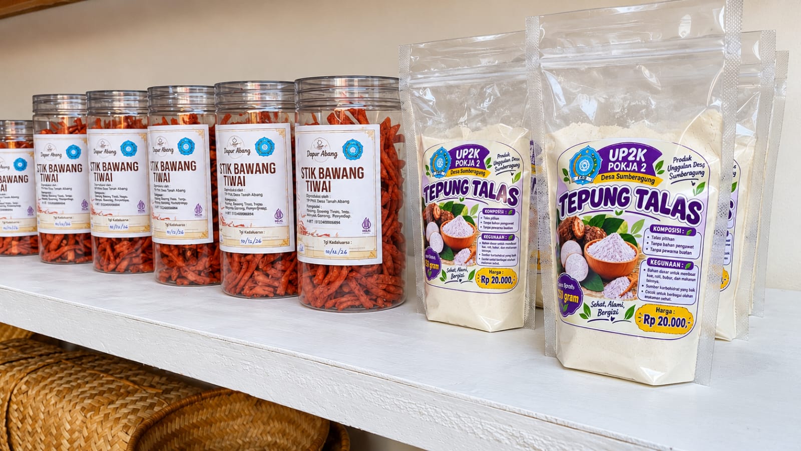 Tepung Talas Long Mesangat Hadir di Expo HUT Kutim, Jadi Alternatif Bahan Pangan Lokal