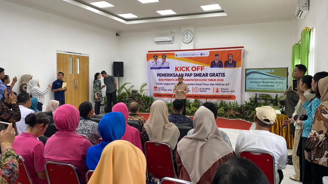 Pap Smear Gratis Dimulai di Tiga Puskesmas, Dinkes Kutim Bidik Seluruh Kecamatan